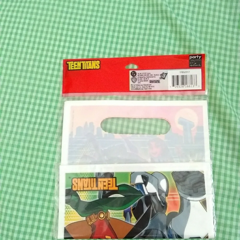 3 Packages Teen Titans Party Treat Sacks Hallmark